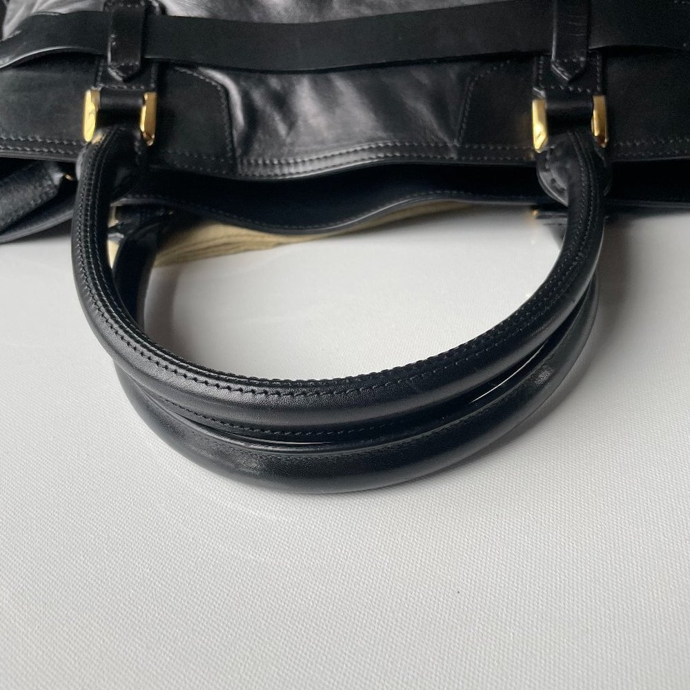 Burberry Black Leather Shoulder Bag - Picture 8 of 16